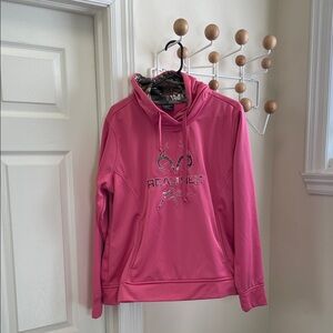 Real Tree Extreme - Classic Outdoor Hoodie - Pink - XL